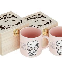 「 PEANUTS」 マグカップ 木箱入 日本製 350ml ピ...