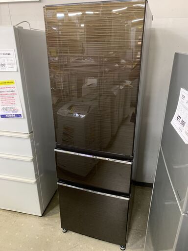 ☆来店限定☆ □三菱 365ℓ 3ドア冷凍冷蔵庫 MR-CX37F-BR 2021年式