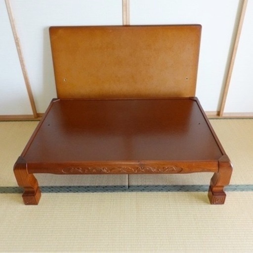 家具調電気こたつ（中古） 掘りこたつ用 品川まめたん燃焼機 コタツ