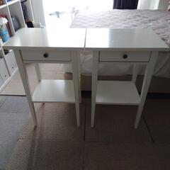 IKEA ベッドサイドテーブル HEMNES ヘムネス
