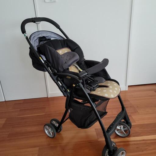 ベビーカー アップリカ ラクーナ クッション AC アクティヴグレー
