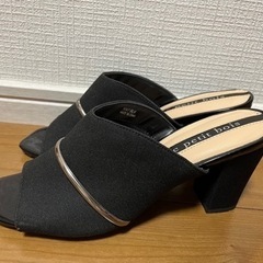 レディース靴 黒サンダル【Mサイズ】