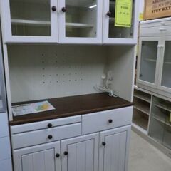 ☆ジモティ割あり☆ レンジボード ダークブラウン H200×D42×W100