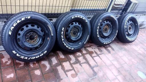 ナスカータイヤ　16インチ　5穴鉄チン付き