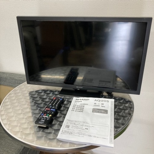 ★【中古品】SHARPテレビ24インチ　2T-C24DE