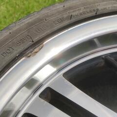 17インチ　4穴　4本セット　215/40ZR17  アルミホイール