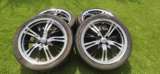 交渉してください！ワタナベアルミ　17インチ　7J +40 4穴　215 40 17 交渉してください！ワタナベアルミ 17インチ 7J +40 4穴 215 40 17