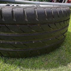 17インチ　4穴　4本セット　215/40ZR17  アルミホイール