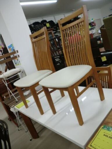 ジモティ来店特価!!　4人ダイニングセット　イス×4　　J-790