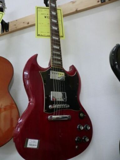 ジモティ来店特価!!　エレキギター　SG　グラスルーツ　レッド　　J-796