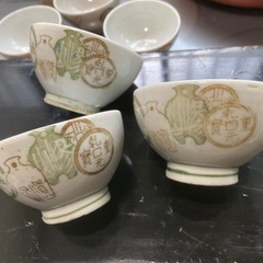 昭和初期　茶碗 used 6個セット　
