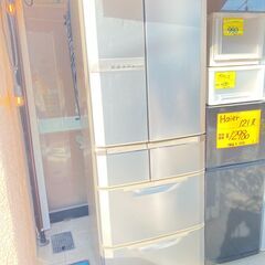 三菱 6ドア 冷蔵庫 465L MR-E47S-N ☆買取帝国 朝霞店