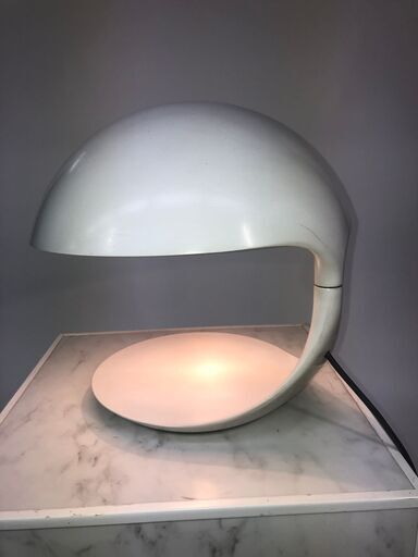 【激レア】NICK WHITE  Cobra Table Lamp 白 （ビンテージ品）