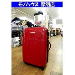 Solare 容量：54L レッド 4輪 キャリーケース スーツ...