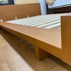 R224 人気のunico(ウニコ)のCORSOシリーズ ダブルベッドフレーム