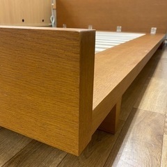R224 人気のunico(ウニコ)のCORSOシリーズ ダブルベッドフレーム