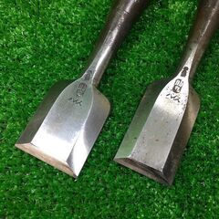 助丸 ハイス鑿 のみ二本セット(35㎜ 30㎜)【市川行徳店】【店頭取引限定】【中古】管理番号：ITGIKZODTCXC