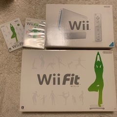 Wii本体 WiiFitボード ソフト2本セット