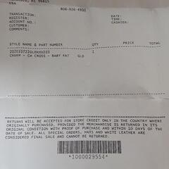 22k BABY FAT CROSS ベビーファット