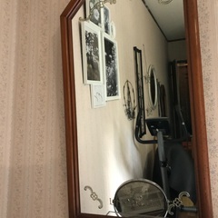 値下げ!!リンホーリンの鏡２枚!ハイスタンド!ロースタンド!豪華４点セットです!!