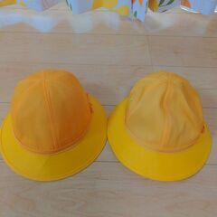 通学帽子　黄色い帽子