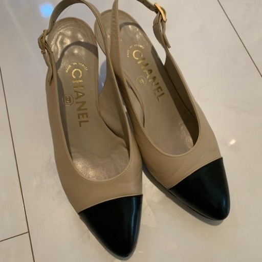 CHANEL パンプス バックストラップ