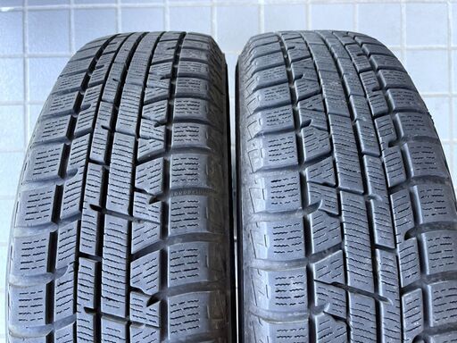超美品★軽自動車用スタッドレスタイヤセット★155/65R14　7～8分山★ホワイト