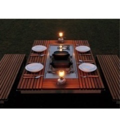 スノーピーク　ガーデンユニットテーブル　ウッドトップセット