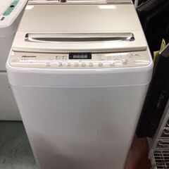 洗濯機　ハイセンス　Hisense　 HW-DG75A  　ホワ...