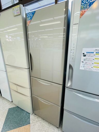 HITACHI(日立) 315L冷蔵庫 ⭐定価￥95,260⭐ R-S32JV 2019年 ガラストップ クリスタルシャンパン