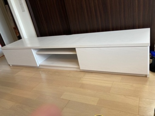 テレビ台　180cm 白　ロータイプ