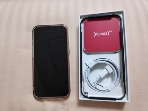iPhone13 128GB SIMフリー 箱、説明書、充電ケーブル、ガラスケース  
