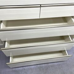 6段チェスト 幅100cm ニトリ エナメル 白 セパレート GRAND2-100HC-WH 