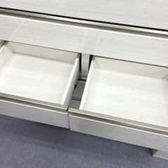 6段チェスト 幅100cm ニトリ エナメル 白 セパレート GRAND2-100HC-WH 