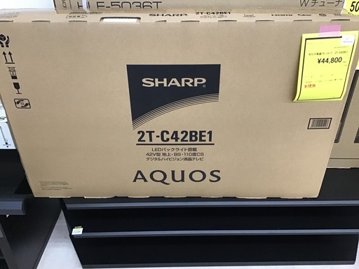 【未使用】SHARP 42インチ液晶テレビ 2T-C42BE1