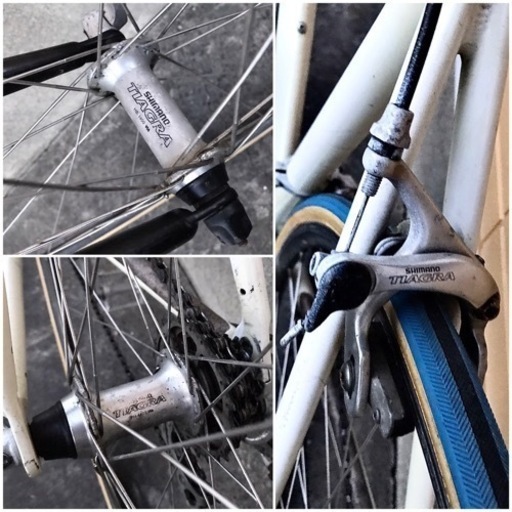 SHIMANO シマノ TIAGRA ロードバイク 軽量 アルミ STI 三ヶ島ペダル