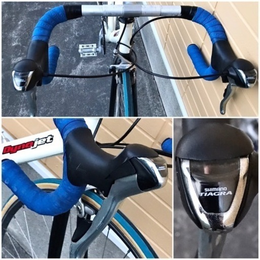 SHIMANO シマノ TIAGRA ロードバイク 軽量 アルミ STI 三ヶ島ペダル