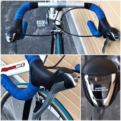SHIMANO シマノ TIAGRA ロードバイク 軽量 アルミ STI 三ヶ島ペダル 