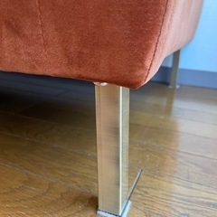 受け渡し予定者決定【ベルベット生地】2人掛けソファ