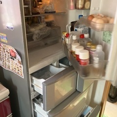 SANYO 400L シルバー 5ドア 製氷機付き