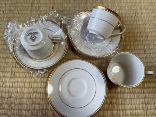 コーヒーカップ3客　Noritake Ivory China