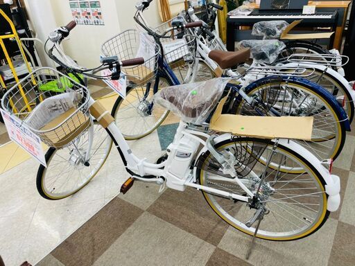 ✨今売れてます！！ 新品未使用21Technology(21テクノロジー) ⭐24インチ電動アシスト自転車⭐ 1年間保証 ホワイト✨