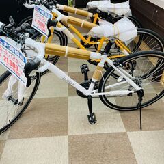 🚴1年保証!!未使用!! 21Technology(21テクノロジー) ロードバイク シマノ製14変速ギア ホワイト🚴  