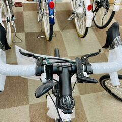 🚴1年保証!!未使用!! 21Technology(21テクノロジー) ロードバイク シマノ製14変速ギア ホワイト🚴  