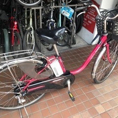 26インチ Panasonic電動アシスト自転車 ピンク色