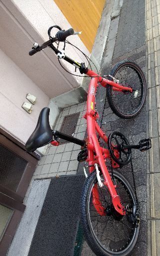 非売品]Audi(アウディ)20吋 折り畳み自転車 アルミ/外装6段/レッド 