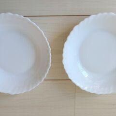 arcopal France の白いお皿２枚
