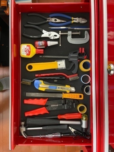 アストロプロダクツ ミニキャビネット5段RC912&工具セット