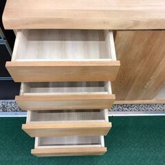 商談中【愛品館八千代店】サイドボード　天然木天板