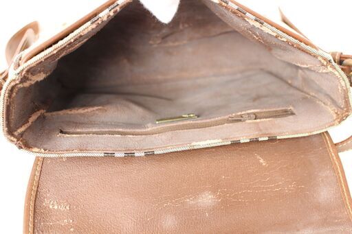 バーバリー ノバチェック シャドーホース ショルダーバッグ ベージュ